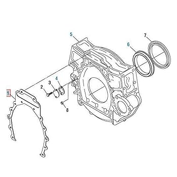 RT-85603ページ Amazon.com: Seapple Flywheel Housing Gasket 4965688 4026695